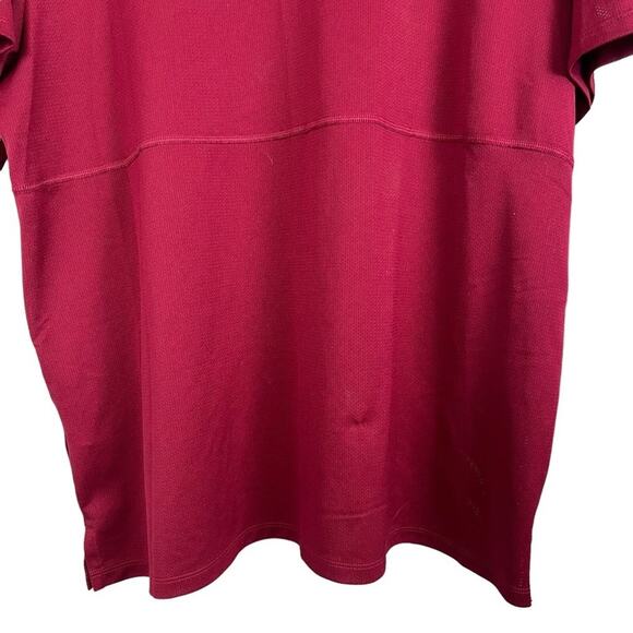Nike Running Mens Dark Red Swoosh Short Sleeve Logo T Tee Athletic Shirt XXL 2X - Picture 14 of 16